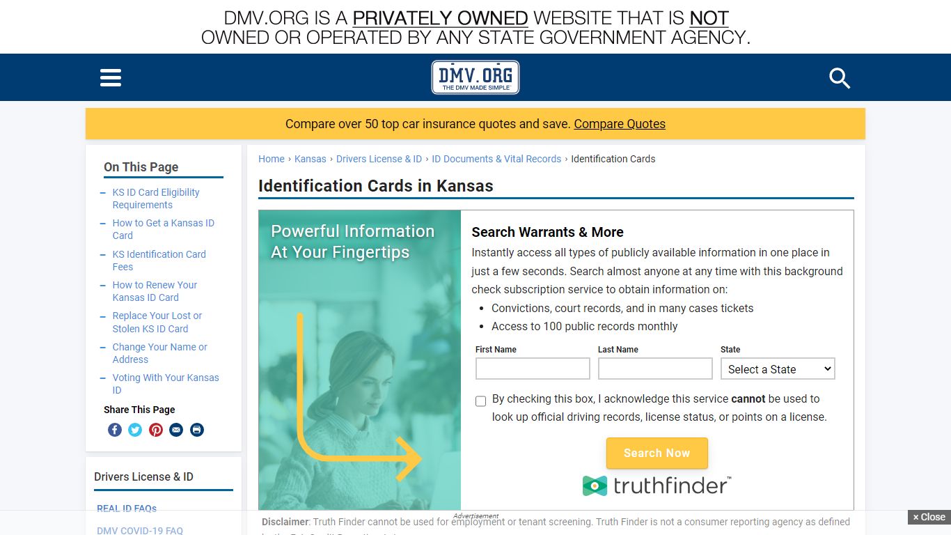 Apply for a New Kansas Identification Card | DMV.ORG